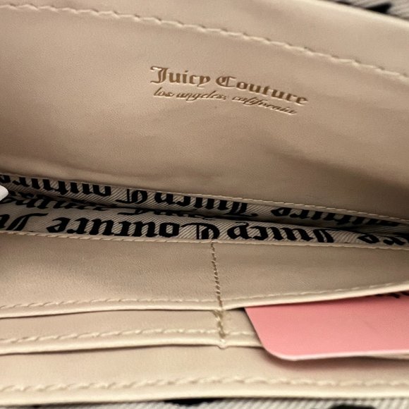 JUICY COUTURE Wristlet "Word on the Street" Petal NWT - Picture 4 of 5